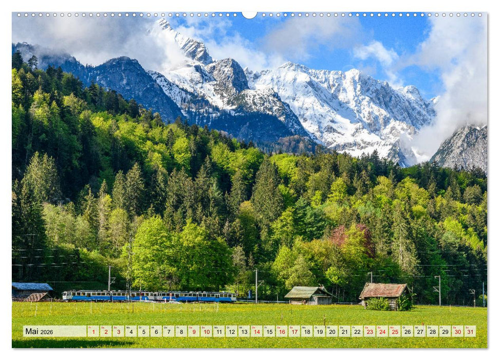 Unterwegs im Werdenfelser Land (CALVENDO Premium Wandkalender 2026)