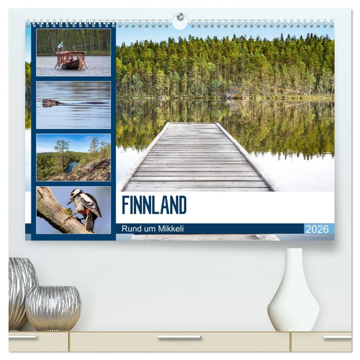 Finnland, Rund um Mikkeli (CALVENDO Premium Wandkalender 2026)