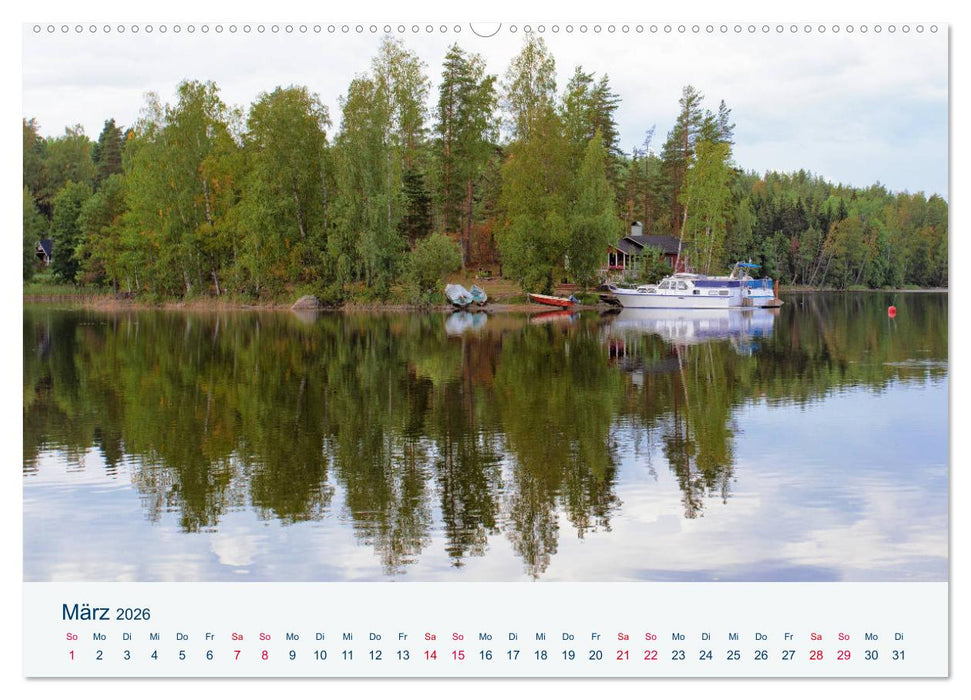 Finnland, Rund um Mikkeli (CALVENDO Premium Wandkalender 2026)