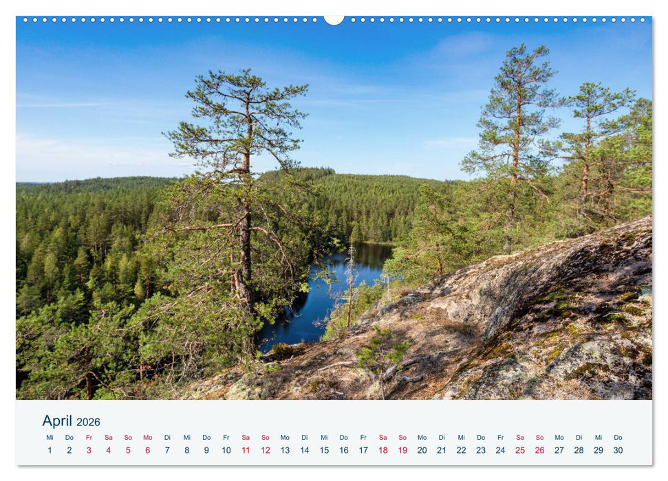 Finnland, Rund um Mikkeli (CALVENDO Premium Wandkalender 2026)