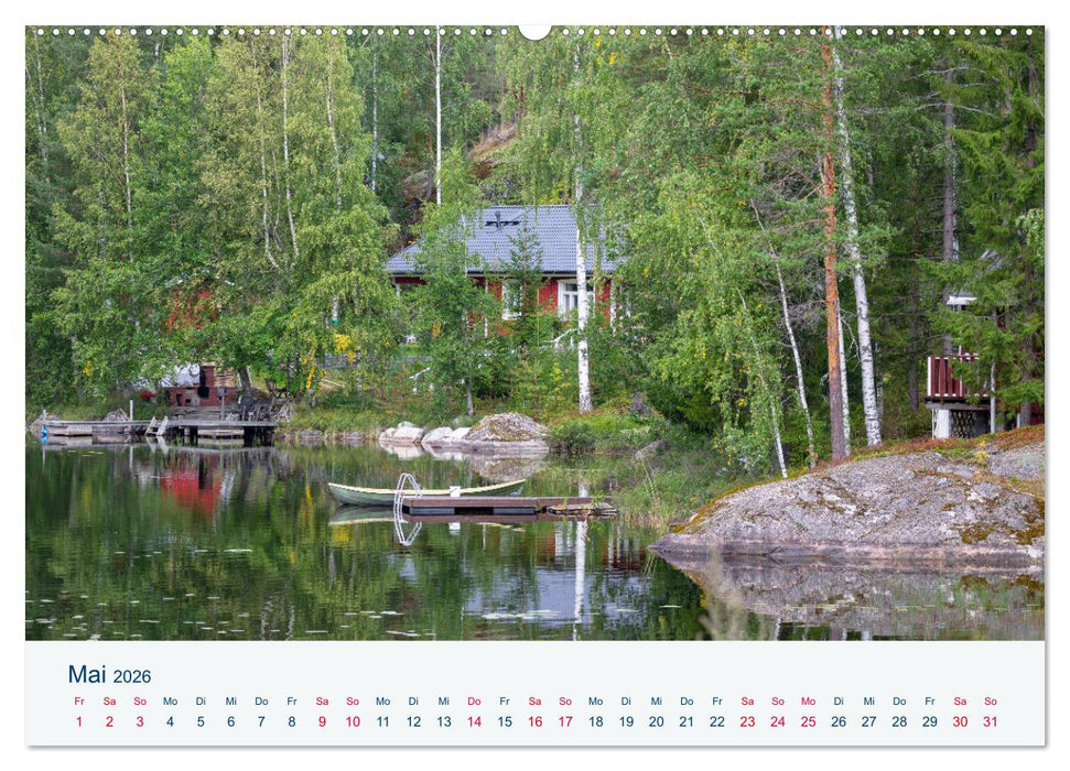 Finnland, Rund um Mikkeli (CALVENDO Premium Wandkalender 2026)