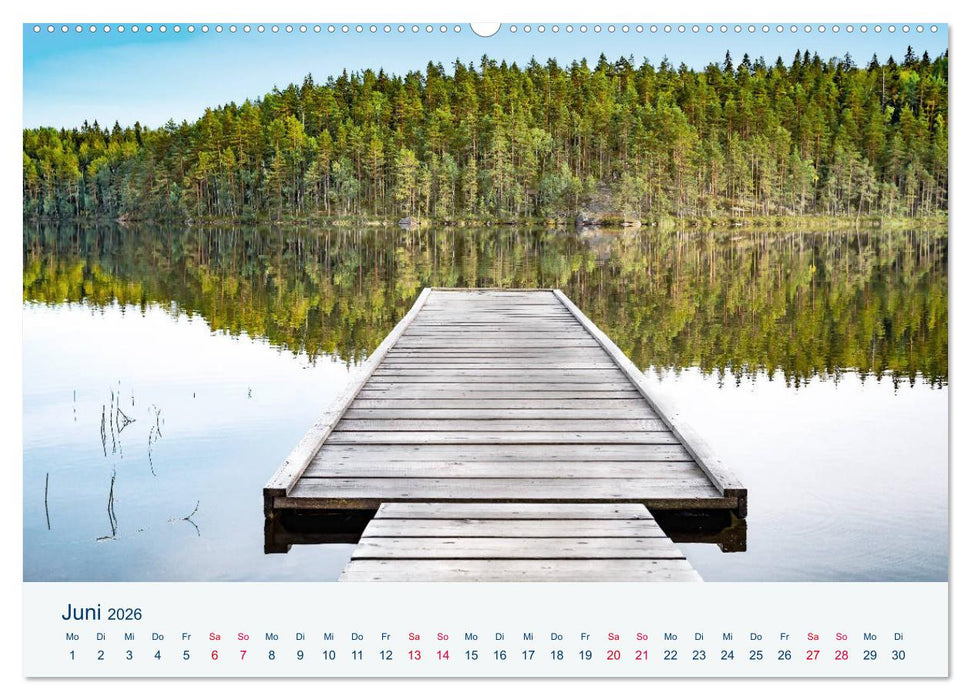 Finnland, Rund um Mikkeli (CALVENDO Premium Wandkalender 2026)