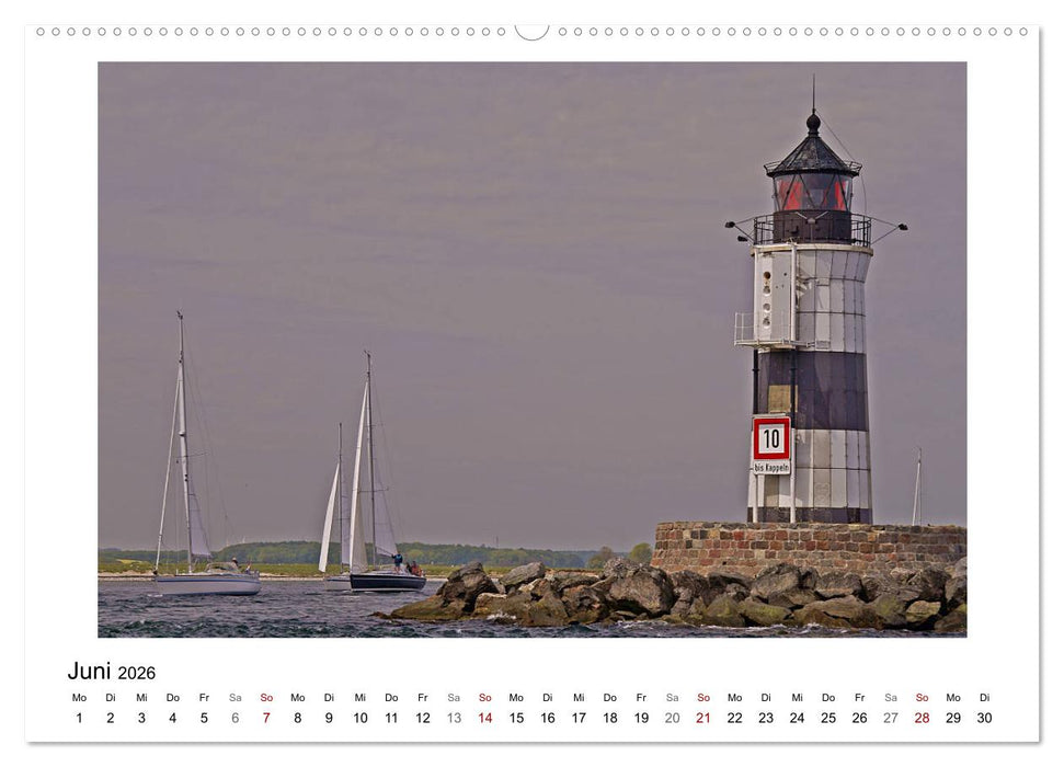 Schleswig und die Schlei - von Schloss Gottorf bis Schleimünde (CALVENDO Premium Wandkalender 2026)