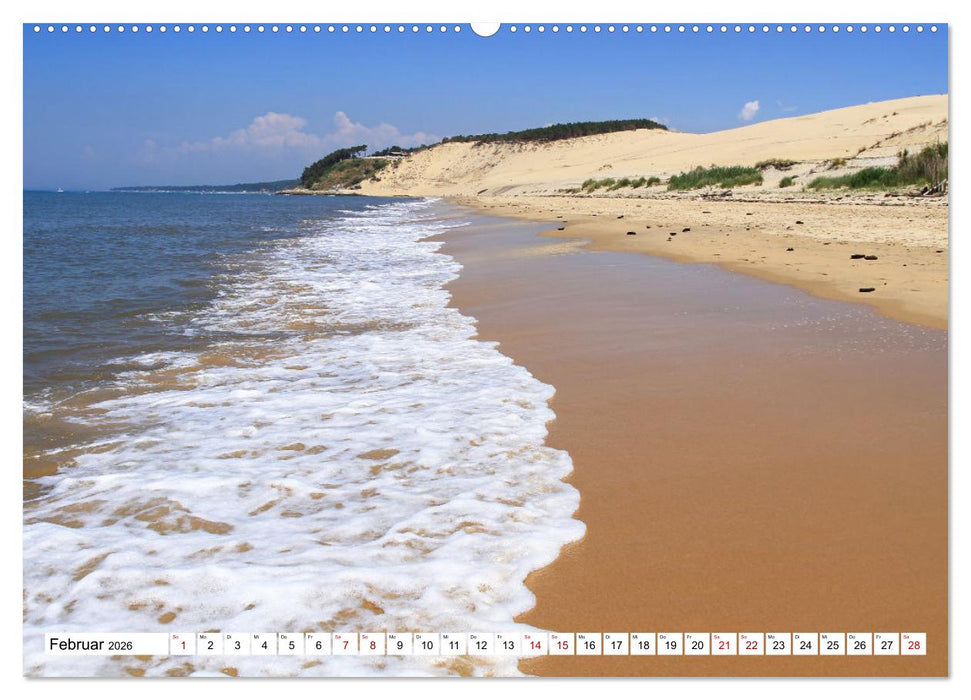 Südwestfrankreich - Städte, Landschaften und Meer (CALVENDO Premium Wandkalender 2026)