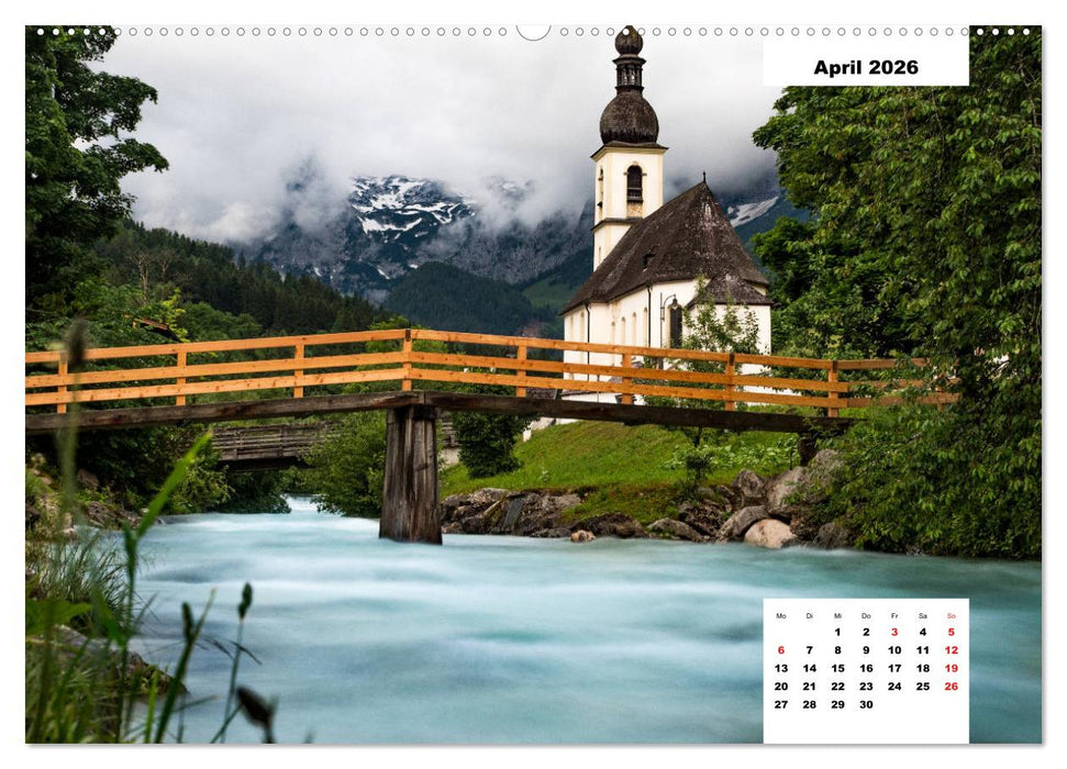 Faszination Ostalpen - von Berchtesgaden bis Slowenien (CALVENDO Premium Wandkalender 2026)