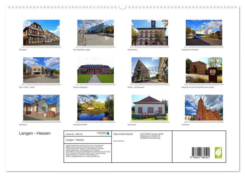 Langen - Hessen (CALVENDO Premium Wandkalender 2026)