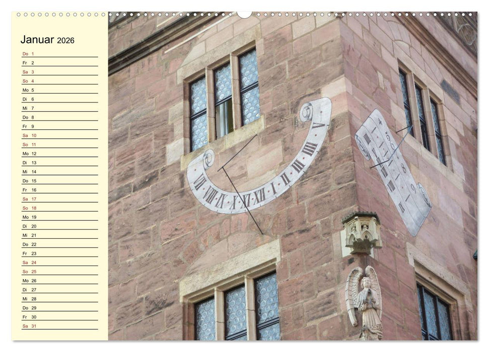Nürnbergs Altstadt erleben (CALVENDO Wandkalender 2026)