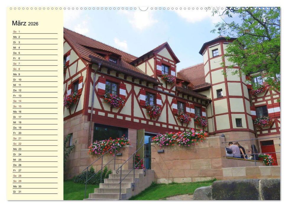Nürnbergs Altstadt erleben (CALVENDO Wandkalender 2026)