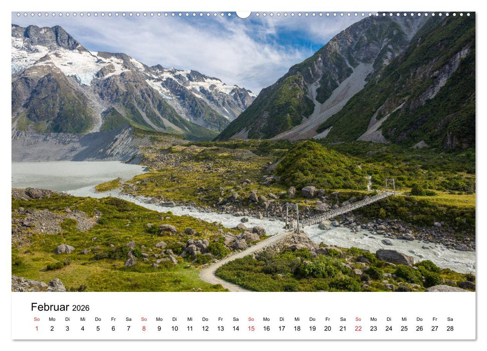 Neuseeland - Atemberaubende Natur und Landschaften (CALVENDO Premium Wandkalender 2026)