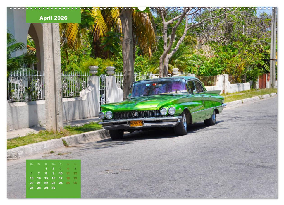 Erlebe mit mir Oldtimer auf Cuba (CALVENDO Wandkalender 2026)