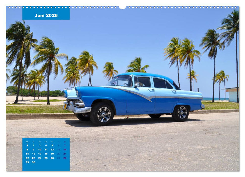 Erlebe mit mir Oldtimer auf Cuba (CALVENDO Wandkalender 2026)