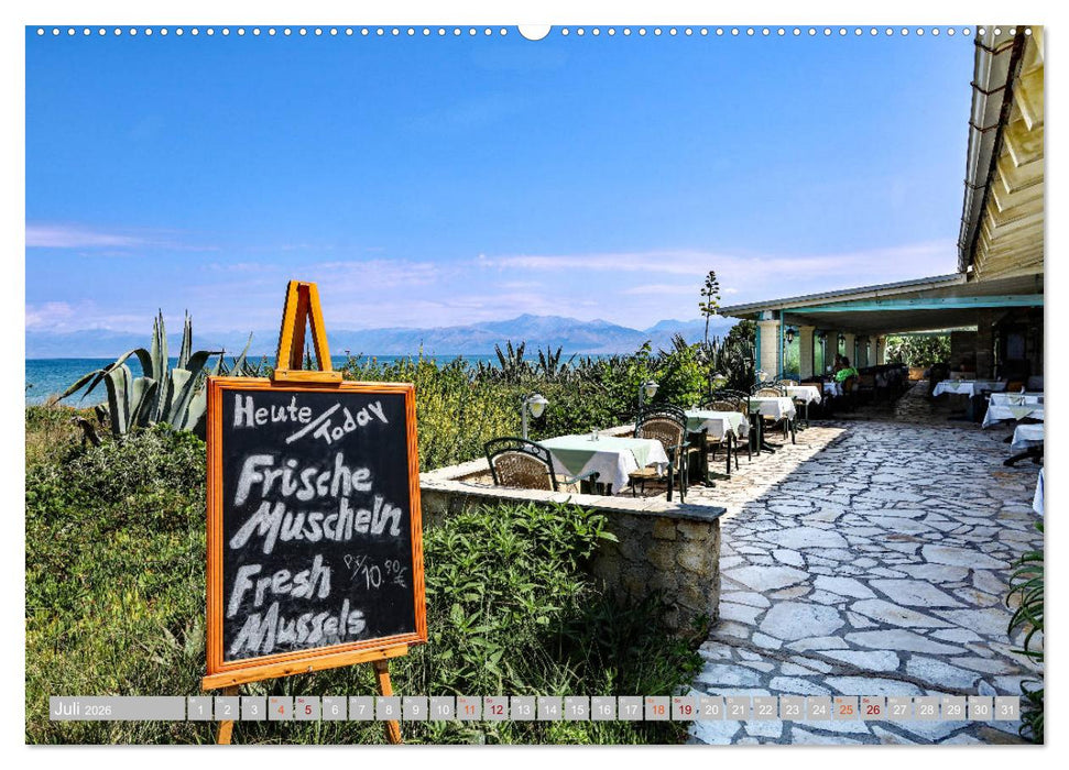 Erholung auf Korfu im St. Georg's Bay Country Club (CALVENDO Premium Wandkalender 2026)