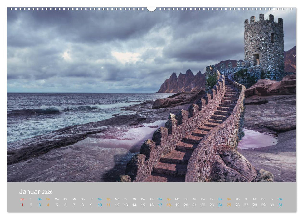 Fantastisch und surreal - Landschaften (CALVENDO Premium Wandkalender 2026)
