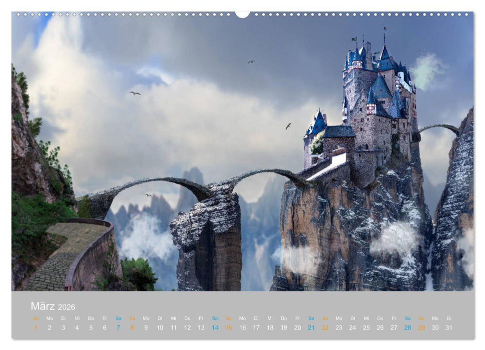 Fantastisch und surreal - Landschaften (CALVENDO Premium Wandkalender 2026)