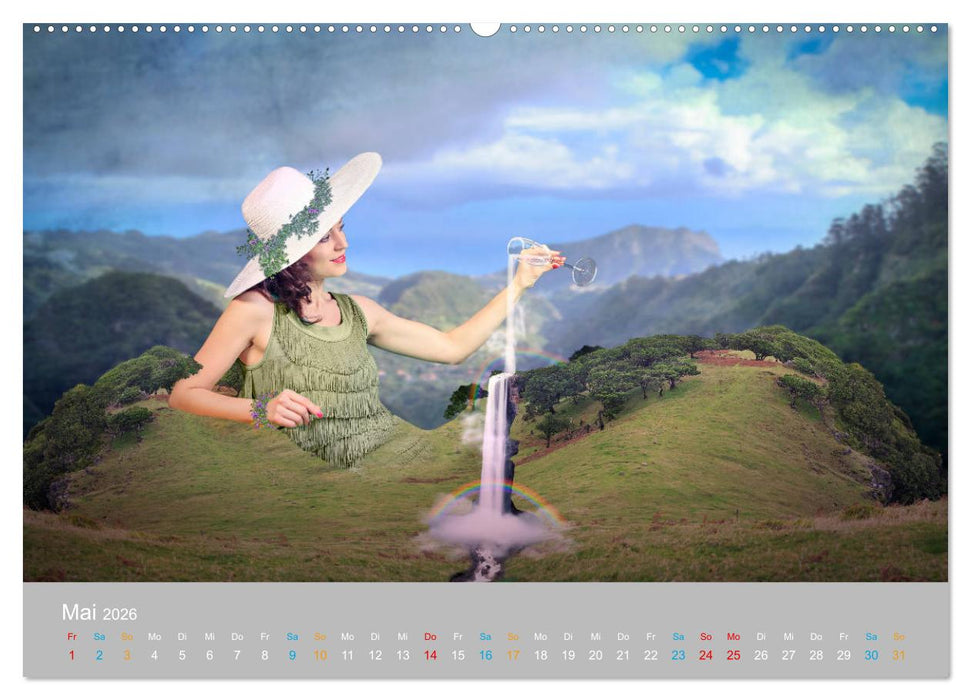 Fantastisch und surreal - Landschaften (CALVENDO Premium Wandkalender 2026)