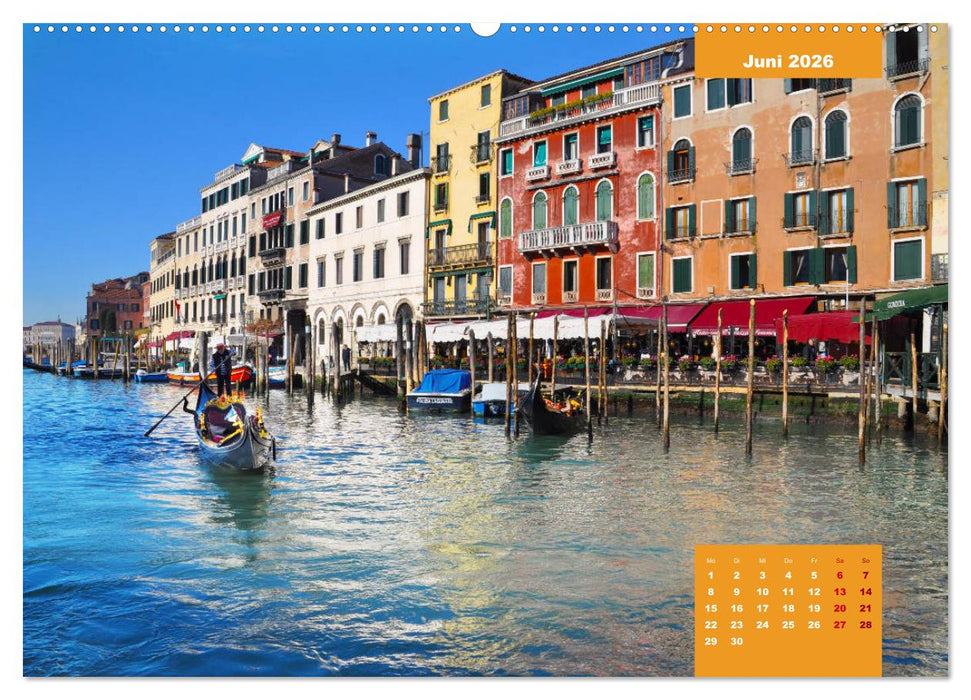 Erlebe mit mir die Lagunenstadt Venedig (CALVENDO Wandkalender 2026)