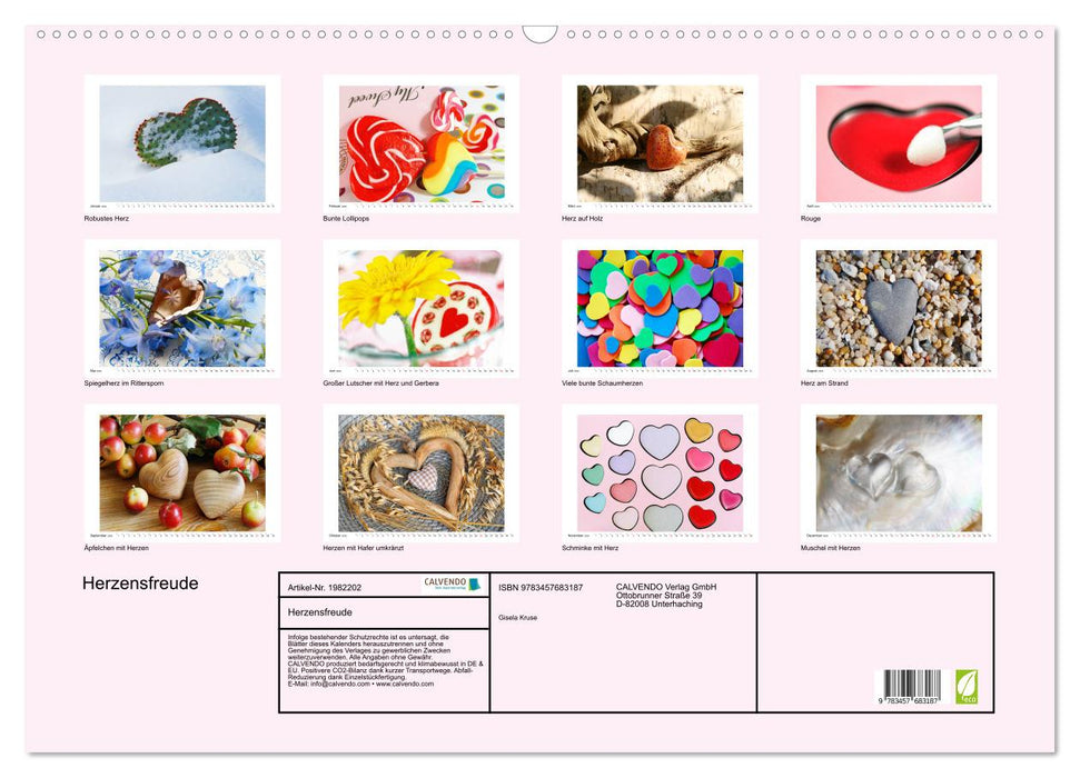 Herzensfreude (CALVENDO Wandkalender 2026)