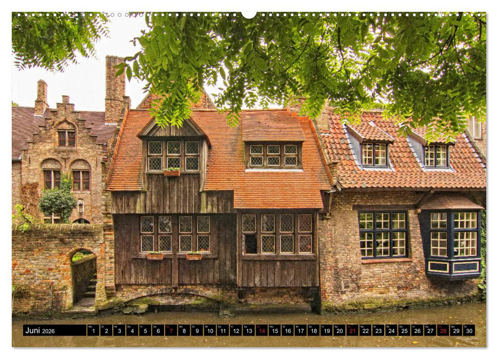 Stadtansichten Brügge - das Venedig des Nordens (CALVENDO Premium Wandkalender 2026)