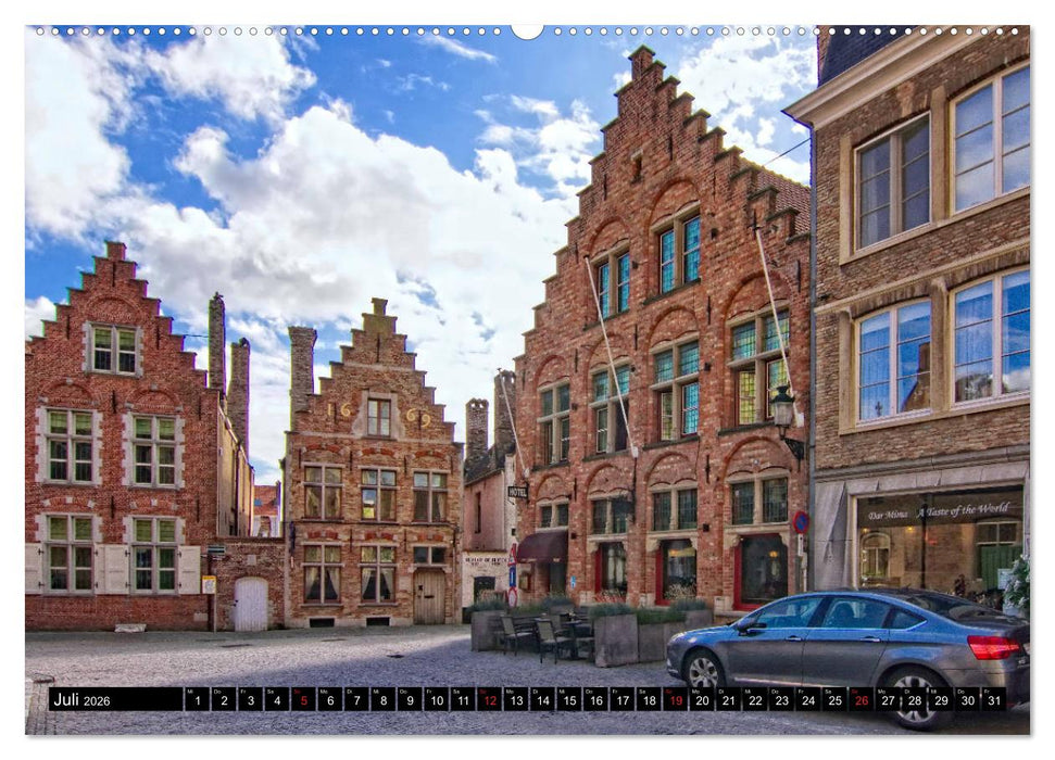 Stadtansichten Brügge - das Venedig des Nordens (CALVENDO Premium Wandkalender 2026)
