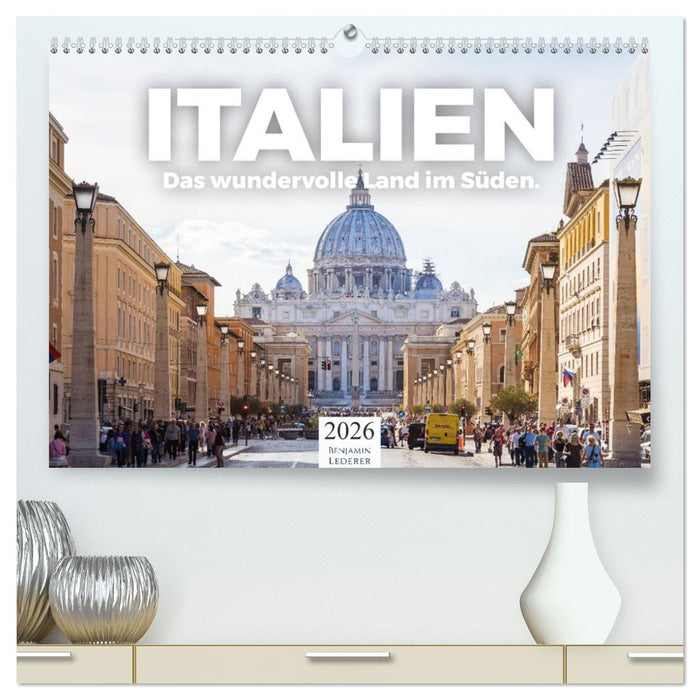 Italien - Das wundervolle Land im Süden. (CALVENDO Premium Wandkalender 2026)