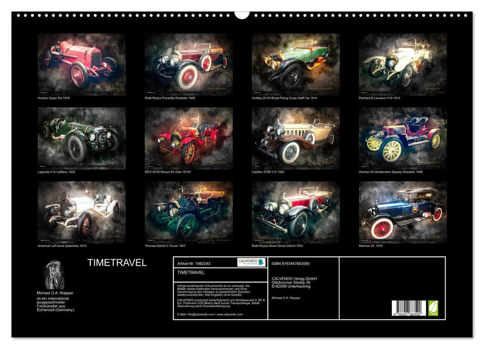 TIMETRAVEL (CALVENDO Wandkalender 2026)