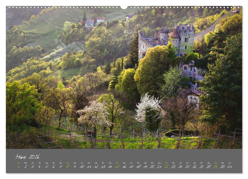 Romantisches Südtirol (CALVENDO Premium Wandkalender 2026)