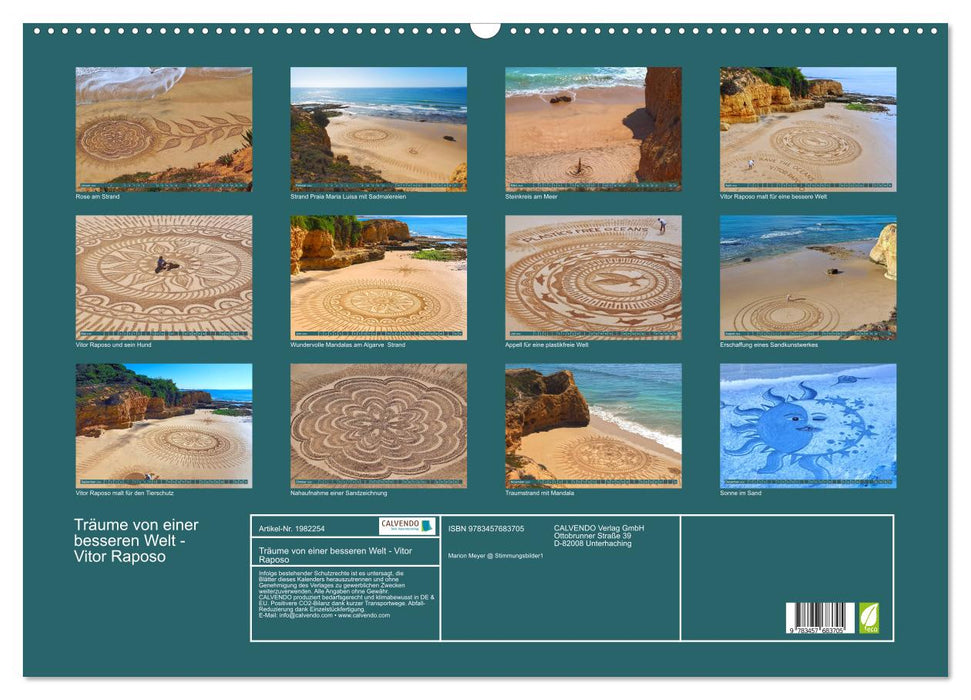 Träume von einer besseren Welt - Vitor Raposo (CALVENDO Wandkalender 2026)