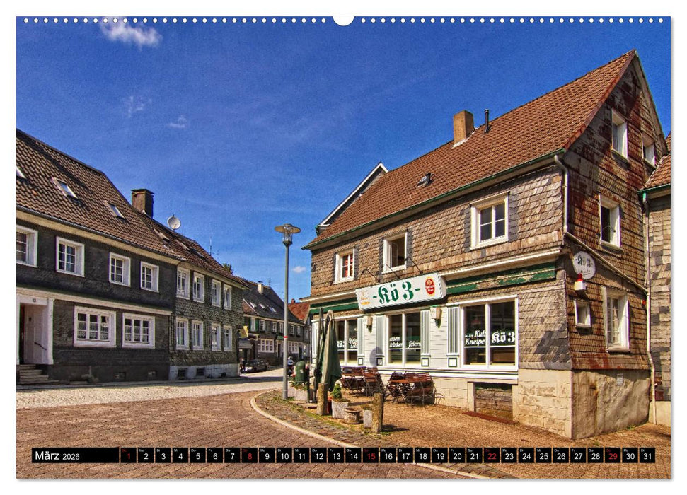 Stadtansichten Hückeswagen (CALVENDO Premium Wandkalender 2026)