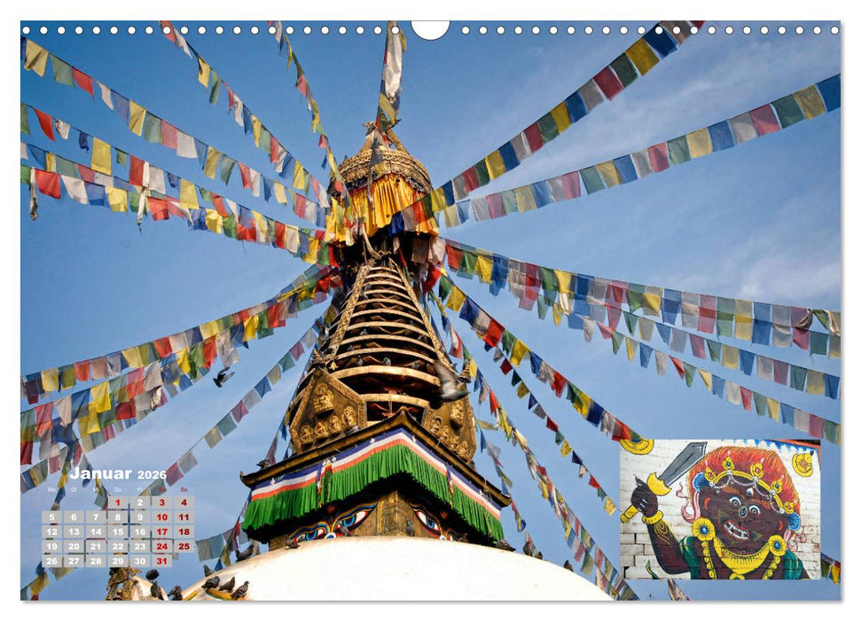 Kultstätten in Asien (CALVENDO Wandkalender 2026)