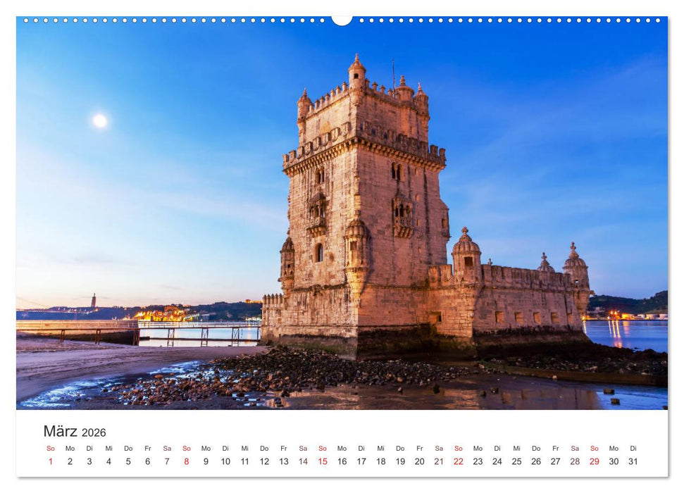 Nächtliche Streifzüge durch Europas Hauptstädte (CALVENDO Premium Wandkalender 2026)