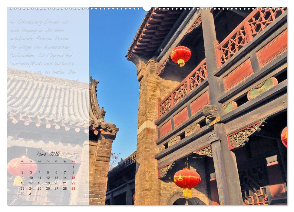 Geheimnisvolles China 2026 (CALVENDO Premium Wandkalender 2026)