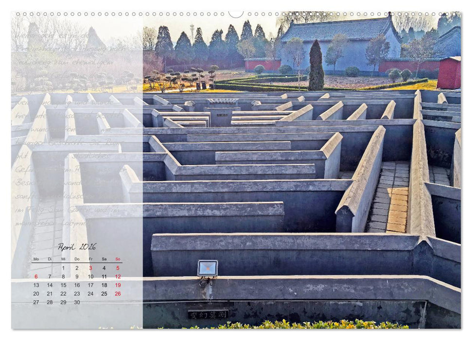 Geheimnisvolles China 2026 (CALVENDO Premium Wandkalender 2026)
