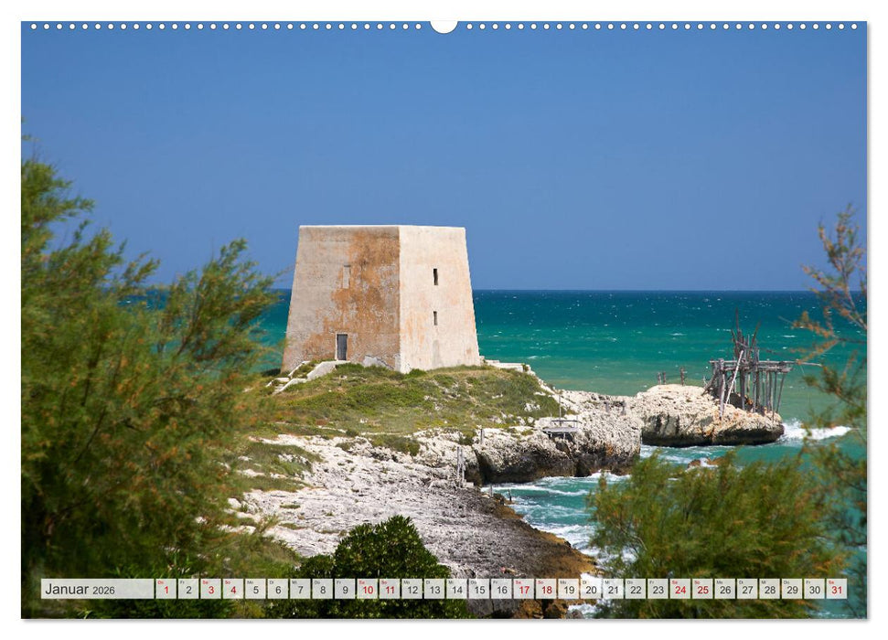 Apulien (CALVENDO Premium Wandkalender 2026)