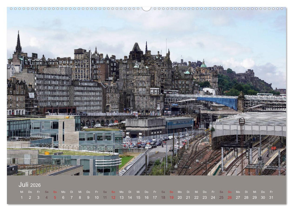 Edinburgh - Lebendige Metropole (CALVENDO Premium Wandkalender 2026)