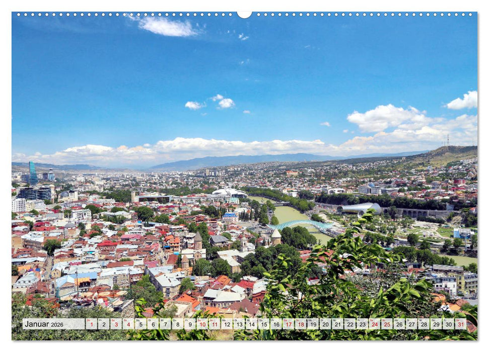 Georgien - Kirchen Klöster Kaukasus (CALVENDO Premium Wandkalender 2026)