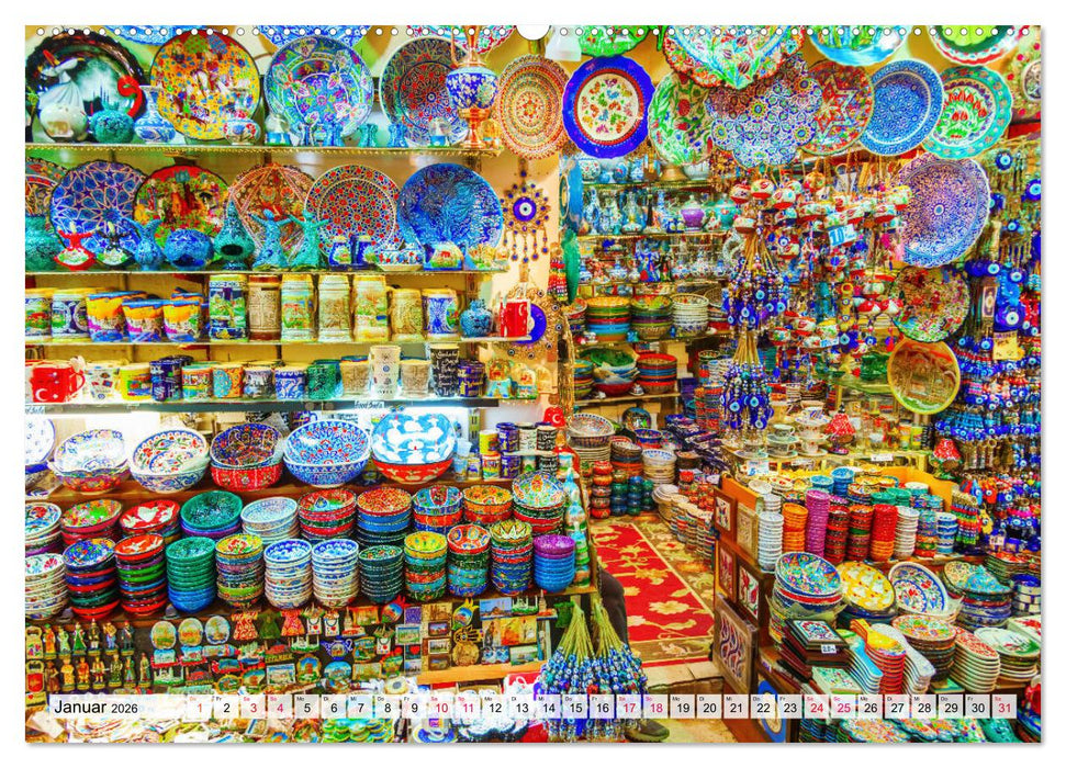 Istanbul - die Stadt zwischen zwei Welten (CALVENDO Premium Wandkalender 2026)