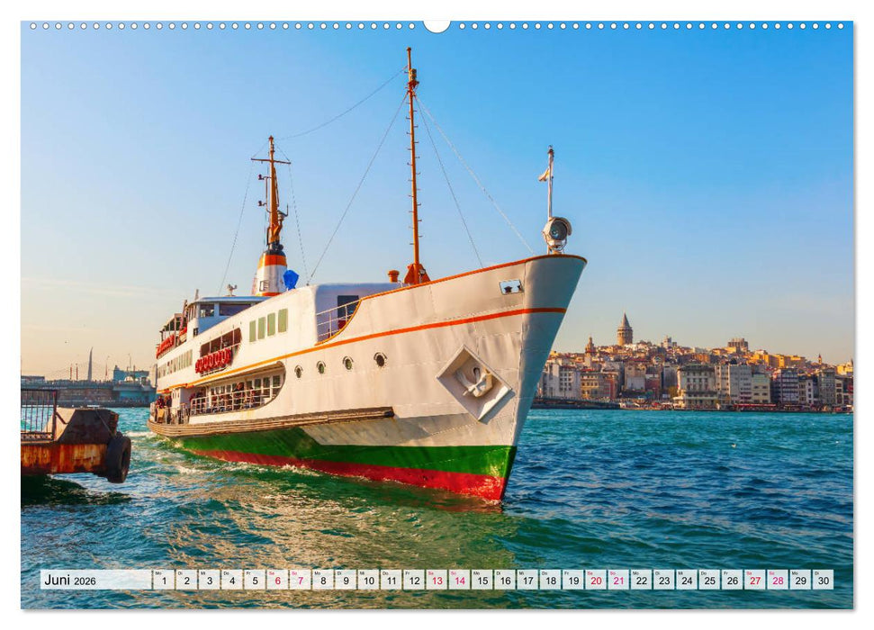 Istanbul - die Stadt zwischen zwei Welten (CALVENDO Premium Wandkalender 2026)