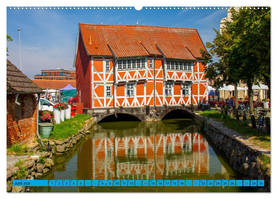 Hansestadt Wismar - Sehnsuchtsort (CALVENDO Premium Wandkalender 2026)
