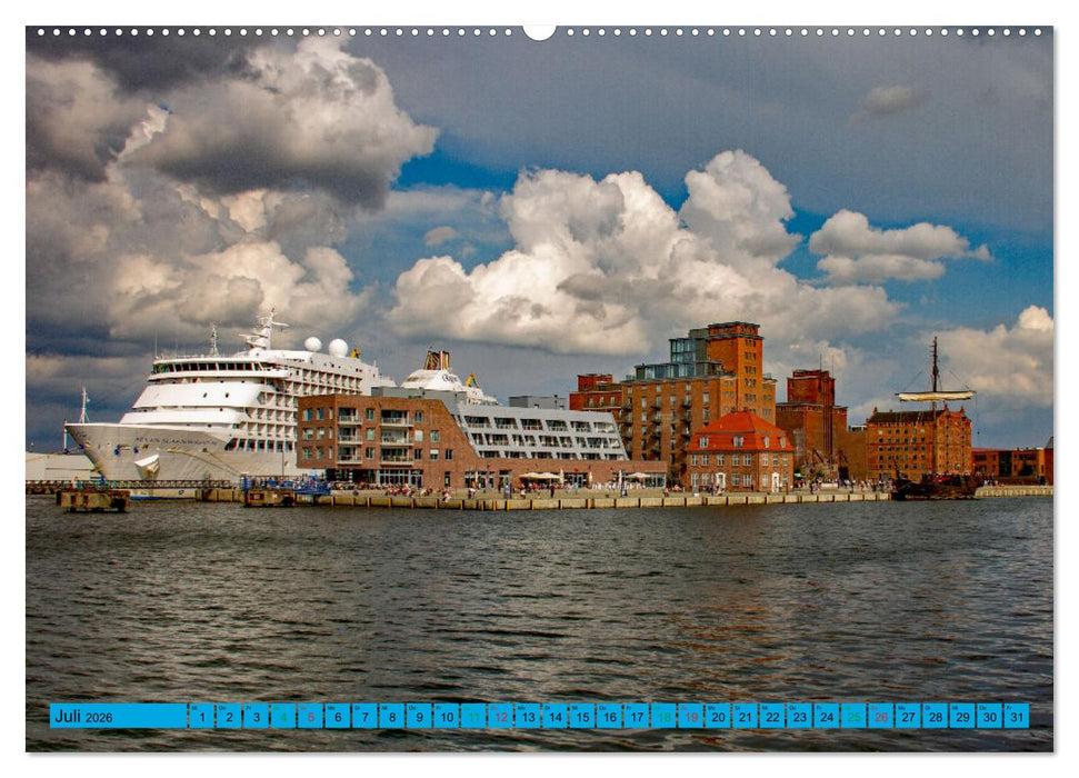 Hansestadt Wismar - Sehnsuchtsort (CALVENDO Premium Wandkalender 2026)