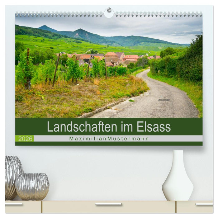 Landschaften im Elsass (CALVENDO Premium Wandkalender 2026)