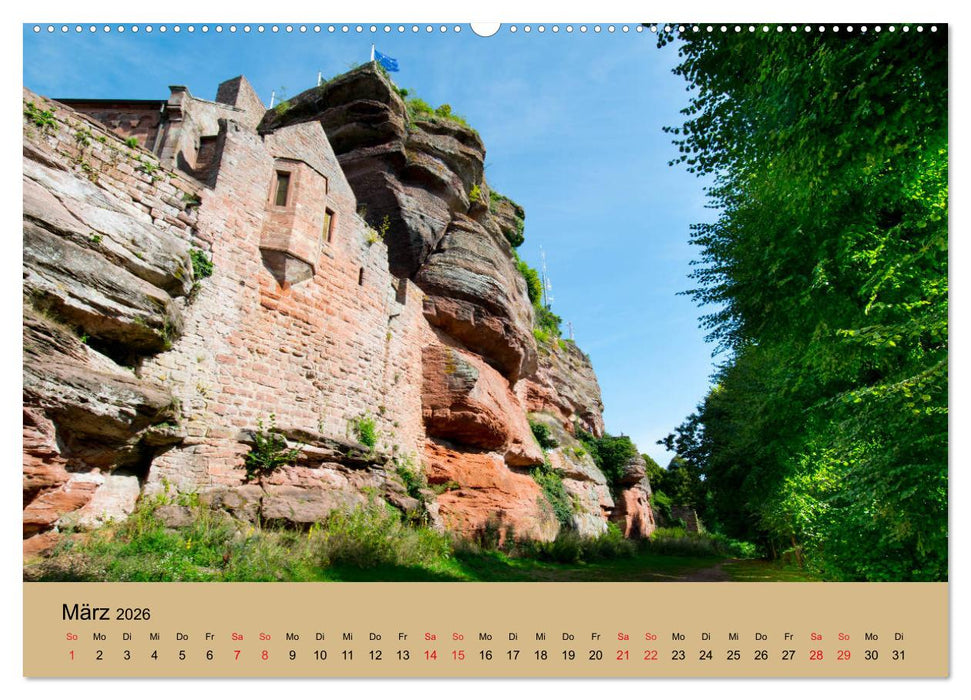 Landschaften im Elsass (CALVENDO Premium Wandkalender 2026)