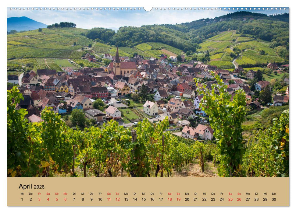 Landschaften im Elsass (CALVENDO Premium Wandkalender 2026)