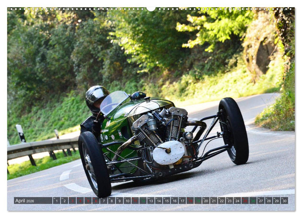 Adel verpflichtet - Englische Oldtimer am Berg (CALVENDO Premium Wandkalender 2026)