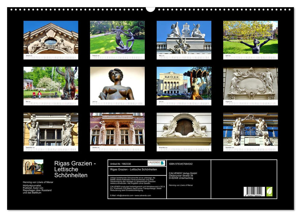Rigas Grazien - Lettische Schönheiten (CALVENDO Wandkalender 2026)