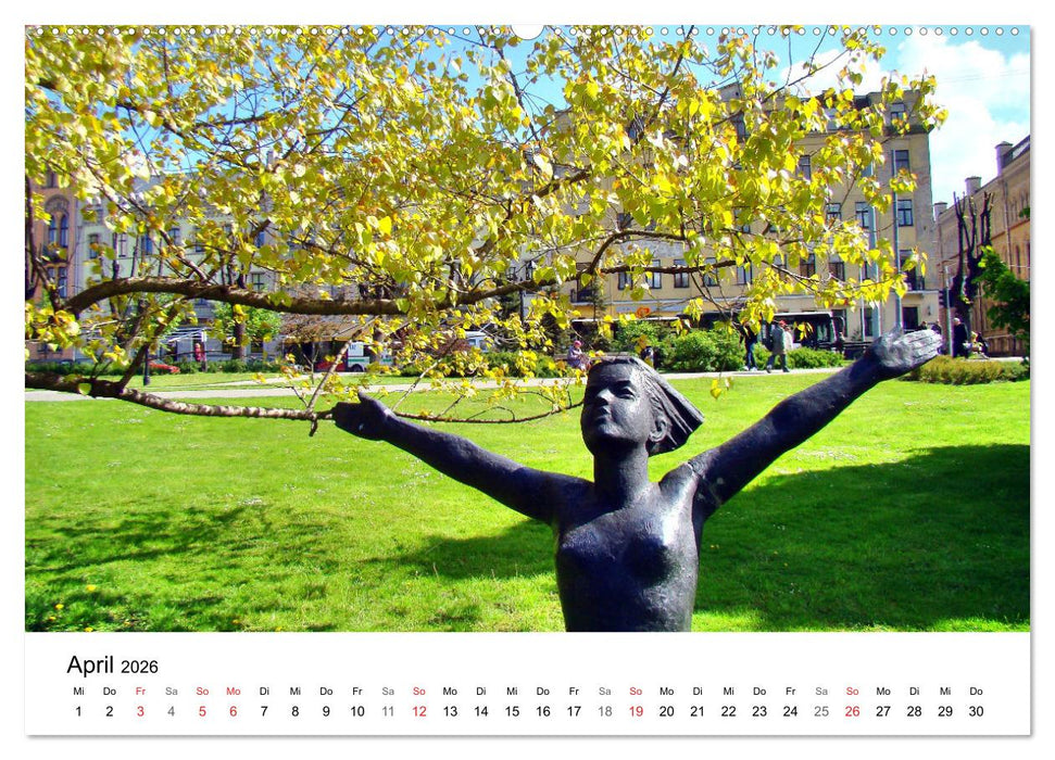 Rigas Grazien - Lettische Schönheiten (CALVENDO Wandkalender 2026)