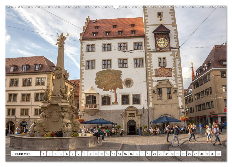 Würzburg - Stadt mit Charme (CALVENDO Premium Wandkalender 2026)