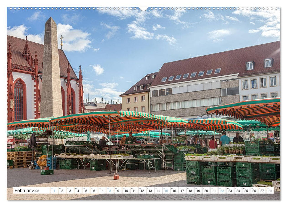 Würzburg - Stadt mit Charme (CALVENDO Premium Wandkalender 2026)