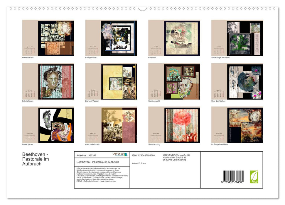Beethoven - Pastorale im Aufbruch (CALVENDO Premium Wandkalender 2026)