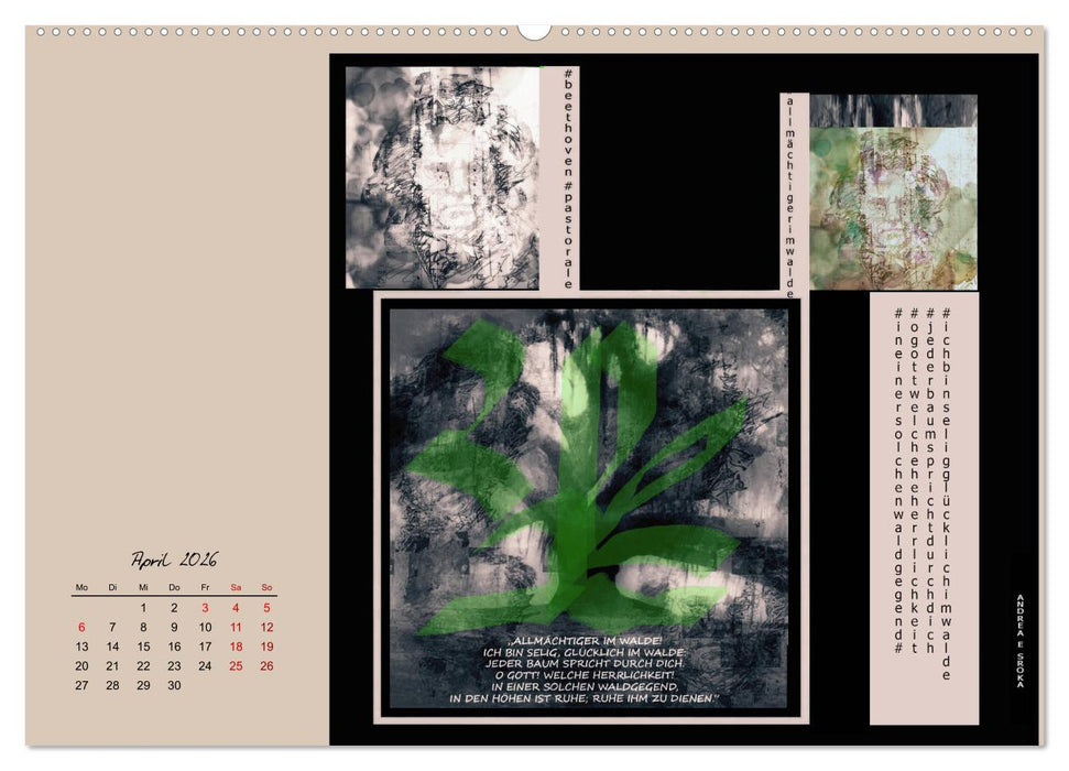 Beethoven - Pastorale im Aufbruch (CALVENDO Premium Wandkalender 2026)