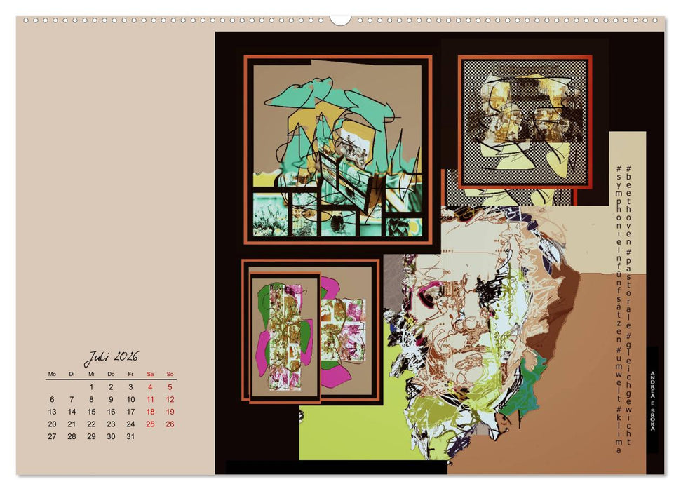 Beethoven - Pastorale im Aufbruch (CALVENDO Premium Wandkalender 2026)